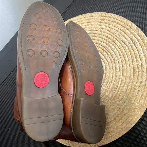 Base London Men Leather Chelsea Combat Boot Size 42 - Picture 11 of 15